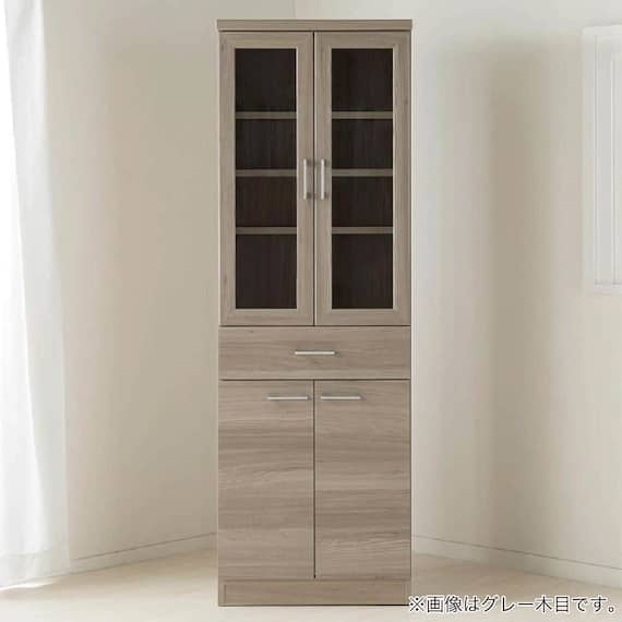 食器棚(ペレットD 60DB WH木目)【島忠ホームズ商品】 11枚目画像