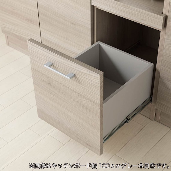 キッチンボード(ペレットD 60レンジ WH木目)【島忠ホームズ商品】 10枚目画像