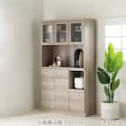 キッチンボード(ペレットD 90OP WH木目)【島忠ホームズ商品】 3枚目画像