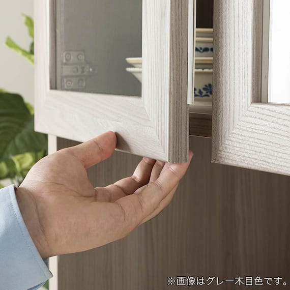 キッチンボード(ペレットD 90OP WH木目)【島忠ホームズ商品】 6枚目画像