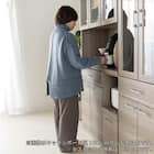 キッチンボード(ペレットD 90OP WH木目)【島忠ホームズ商品】 10枚目画像