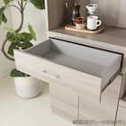 キッチンボード(ペレットD 90OP WH木目)【島忠ホームズ商品】 12枚目画像