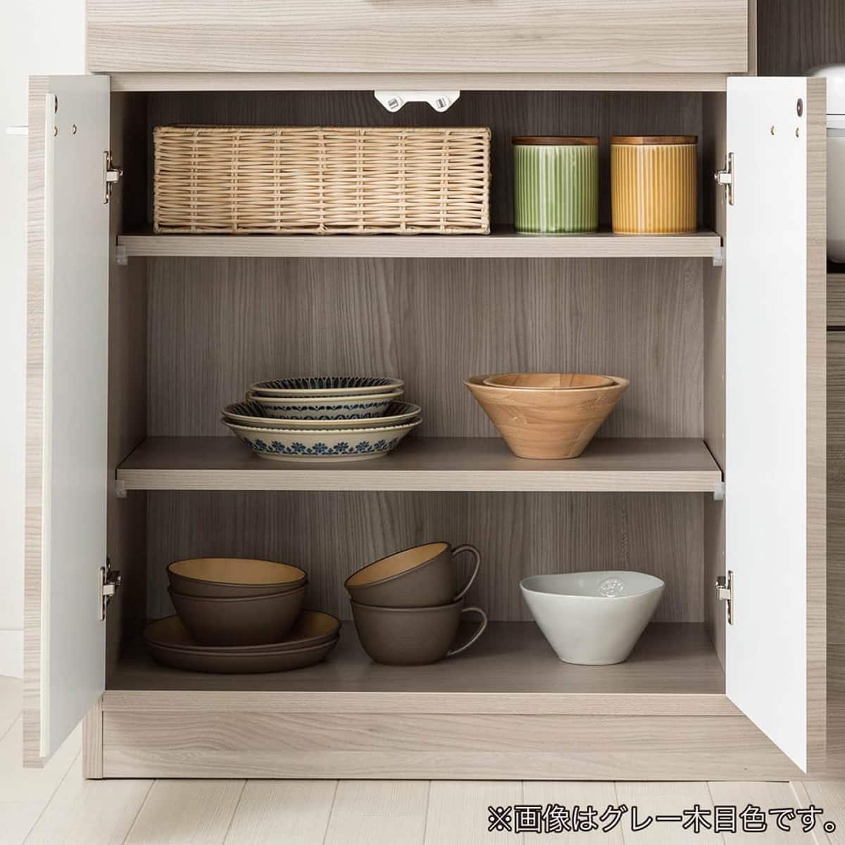キッチンボード(ペレットD 90OP WH木目)【島忠ホームズ商品】 | ニトリ