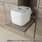 キッチンボード(ペレットD 90OP WH木目)【島忠ホームズ商品】 14枚目画像