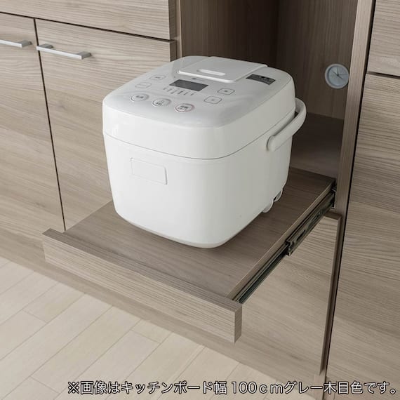 キッチンボード(ペレットD 90OP WH木目)【島忠ホームズ商品】 14枚目画像