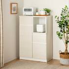 レンジ台(ペレット 80H WH木目)【島忠ホームズ商品】 1枚目画像