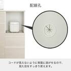 レンジ台(ペレット 80H WH木目)【島忠ホームズ商品】 8枚目画像