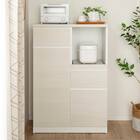 レンジ台(ペレット 80H WH木目)【島忠ホームズ商品】 12枚目画像