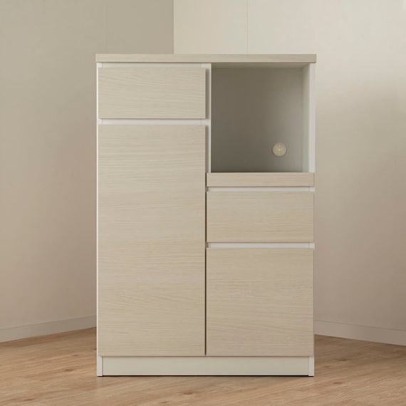 レンジ台(ペレット 80H WH木目)【島忠ホームズ商品】 14枚目画像