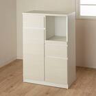 レンジ台(ペレット 80H WH木目)【島忠ホームズ商品】 15枚目画像