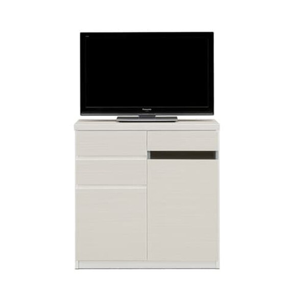 サイドボード(ニース80サイド WH木目)【島忠ホームズ商品】 1枚目画像