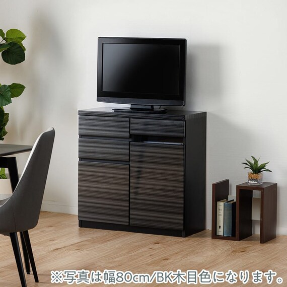 サイドボード(ニース80サイド WH木目)【島忠ホームズ商品】 5枚目画像