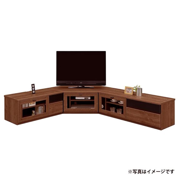 コーナーにも対応するテレビボード(メリル 120コーナー WN)【島忠ホームズ商品】 3枚目画像