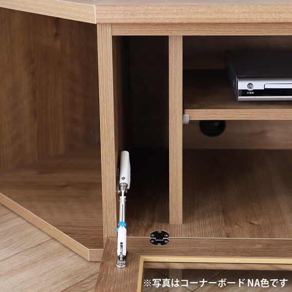 コーナーにも対応するテレビボード(メリル 120コーナー WN)【島忠ホームズ商品】 5枚目画像