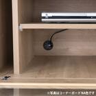 コーナーにも対応するテレビボード(メリル 120コーナー WN)【島忠ホームズ商品】 6枚目画像