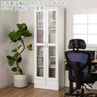 ガラス扉付きフリーボード(オペラ2 60FB WH)【島忠ホームズ商品】 2枚目画像