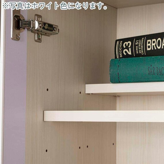 ガラス扉付きフリーボード(オペラ2 60FB WH)【島忠ホームズ商品】 5枚目画像