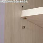 ガラス扉付きフリーボード(オペラ2 60FB WH)【島忠ホームズ商品】 6枚目画像