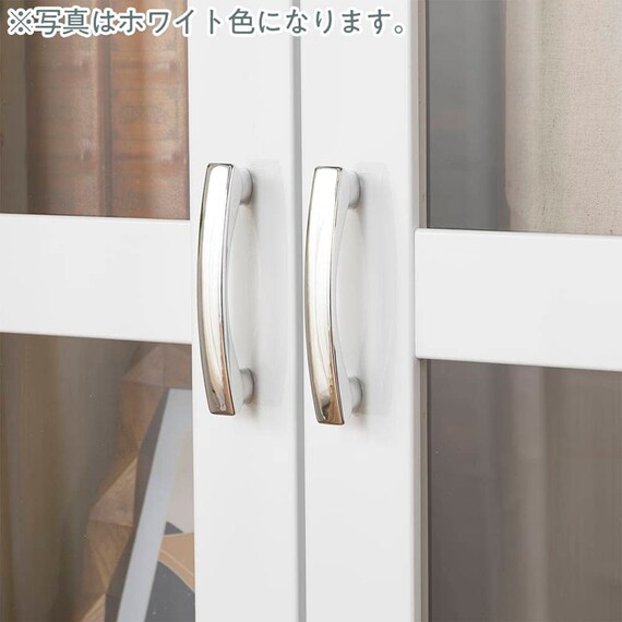 ミドルサイズガラス扉付きフリーボード(オペラ2 60MB WH)【島忠ホームズ商品】 11枚目画像