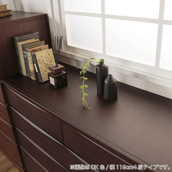 ローチェスト(ベレッサ 103-4段 WN)【島忠ホームズ商品】 8枚目画像