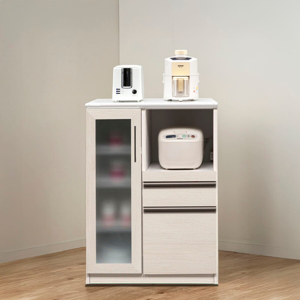 キッチンワゴン ホワイトウォッシュ | ニトリネット【公式】 家具