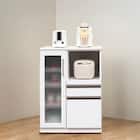 レンジ台(マテリア2 70A WH)【島忠ホームズ商品】 1枚目画像