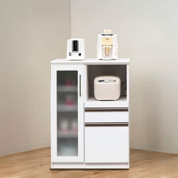 レンジ台(マテリア2 70A WH)【島忠ホームズ商品】 1枚目画像