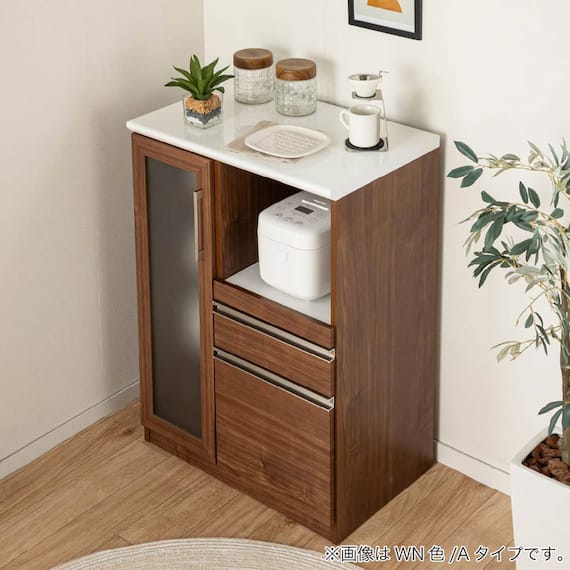 レンジ台(マテリア2 70A WH)【島忠ホームズ商品】 17枚目画像