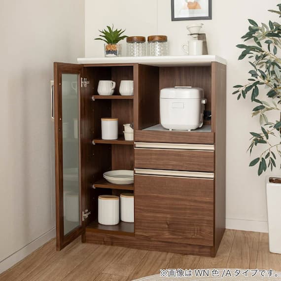 レンジ台(マテリア2 70A WH)【島忠ホームズ商品】 19枚目画像