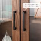 サイドボード(マテリア2 80 WH木目)【島忠ホームズ商品】 4枚目画像