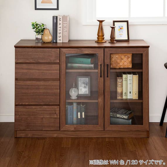 サイドボード(マテリア2 80 WH木目)【島忠ホームズ商品】 14枚目画像