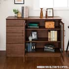 サイドボード(マテリア2 80 WH木目)【島忠ホームズ商品】 15枚目画像