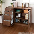 サイドボード(マテリア2 80 WH木目)【島忠ホームズ商品】 16枚目画像