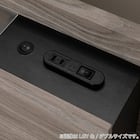 ダブル 棚・照明付きフロアベッドフレーム(ディオス DGY)【島忠ホームズ商品】 8枚目画像