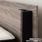 ダブル 棚・照明付きフロアベッドフレーム(ディオス DGY)【島忠ホームズ商品】 9枚目画像