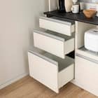 キッチンボード(プレジャー 90LLオープン ウッドWH)【島忠ホームズ商品】 9枚目画像