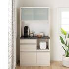 キッチンボード(プレジャー 90LLオープン ウッドWH)【島忠ホームズ商品】 11枚目画像