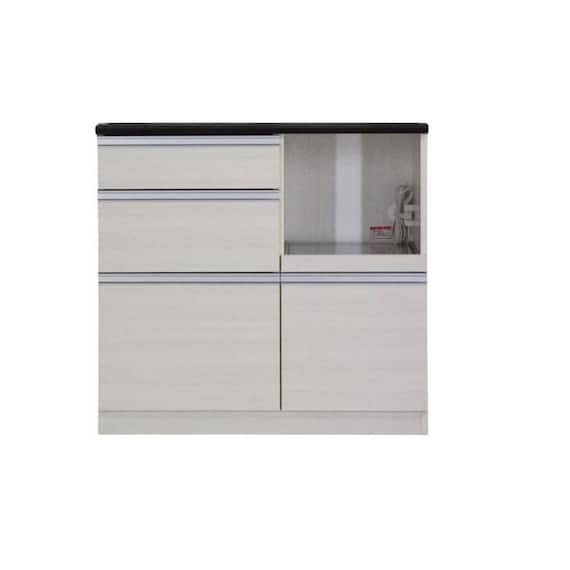 キッチンカウンター(プレジャー 90L ウッドWH)【島忠ホームズ商品】 1枚目画像