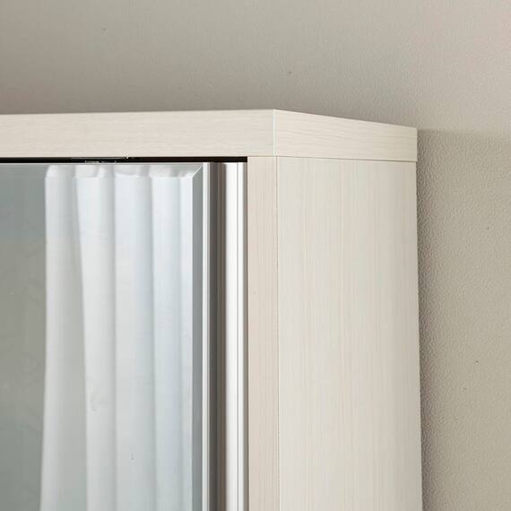 キッチンボード(プレジャー S90LLオープン ウッドWH)【島忠ホームズ商品】 4枚目画像