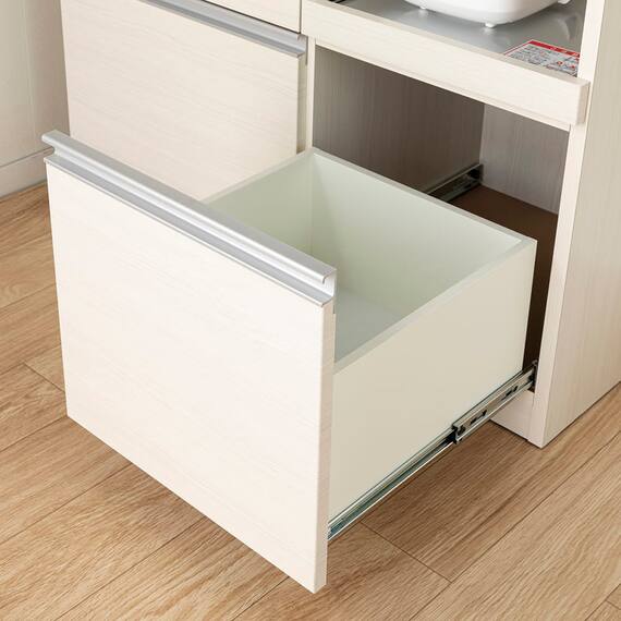 キッチンボード(プレジャー S90LLオープン ウッドWH)【島忠ホームズ商品】 12枚目画像