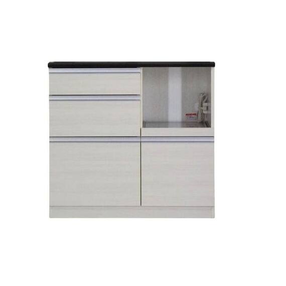 キッチンカウンター(プレジャー S90L ウッドWH)【島忠ホームズ商品】 1枚目画像