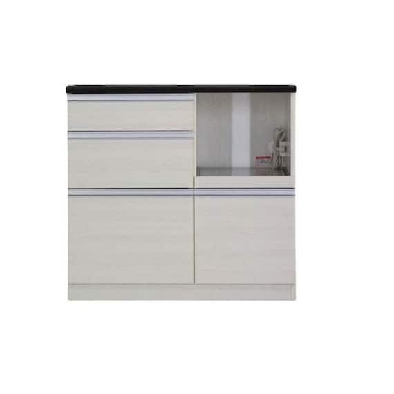 キッチンカウンター(プレジャー S90L ウッドWH)【島忠ホームズ商品】 1枚目画像