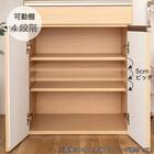 レンジ台(Nモビット60扉付 WH)【島忠ホームズ商品】 5枚目画像