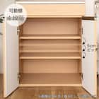 レンジ台(Nモビット60扉付 WH)【島忠ホームズ商品】 5枚目画像