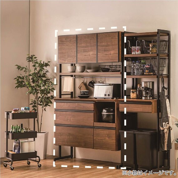 キッチンボード(スパイス124 WN)【島忠ホームズ商品】 1枚目画像