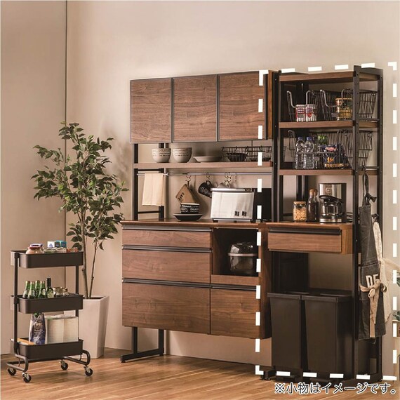 キッチンボード(スパイス60ダスト WN)【島忠ホームズ商品】 1枚目画像