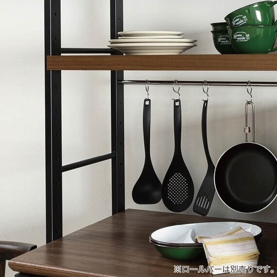 キッチンボード(スパイス60ダスト WN)【島忠ホームズ商品】 2枚目画像