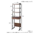 キッチンボード(スパイス60ダスト WN)【島忠ホームズ商品】 10枚目画像