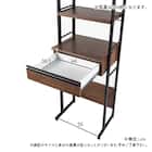 キッチンボード(スパイス60ダスト WN)【島忠ホームズ商品】 11枚目画像