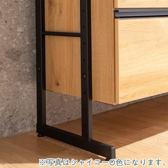 キッチンボード(スパイス124引き戸 WN)【島忠ホームズ商品】 4枚目画像